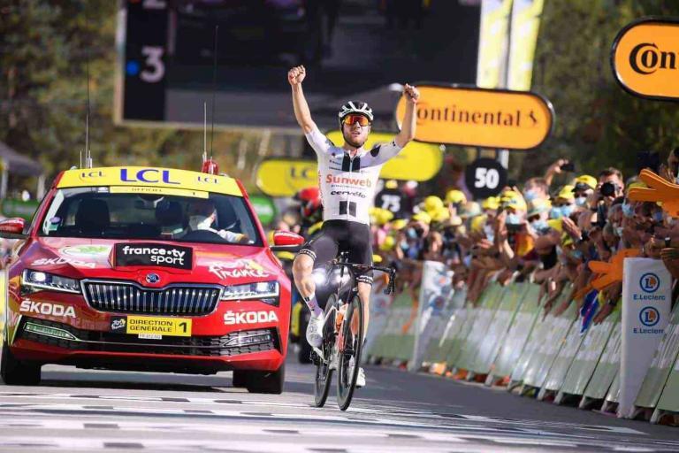 Le Tour: Carapaz en el Top 15; Hirschi victorioso en la etapa 12