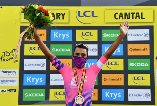 Le Tour: Latinoamérica triunfa en etapa 13; Carapaz sube en la general
