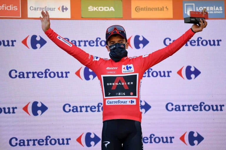 La Vuelta: Carapaz triunfa sobre Roglic y Kuss para vestirse de rojo