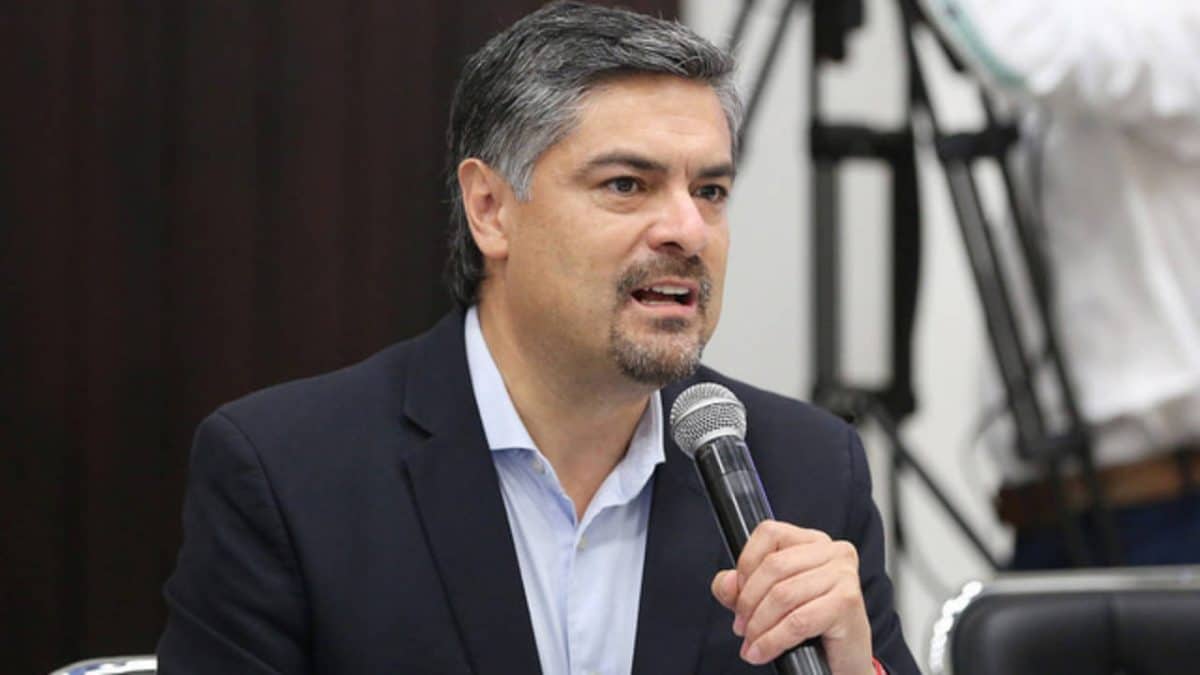 Patricio Barriga, candidato a la vicepresidencia por AP.