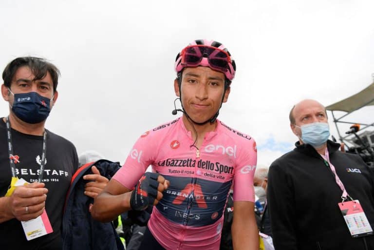 Egan Bernal, ganador del Giro de Italia 2021.