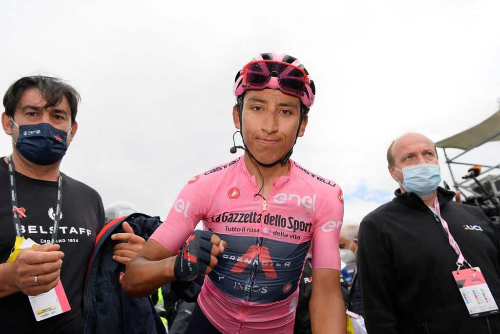 Egan Bernal, ganador del Giro de Italia 2021.
