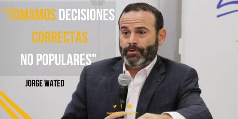 «Nos vamos con la satisfacción de tomar decisiones correctas», Jorge Wated