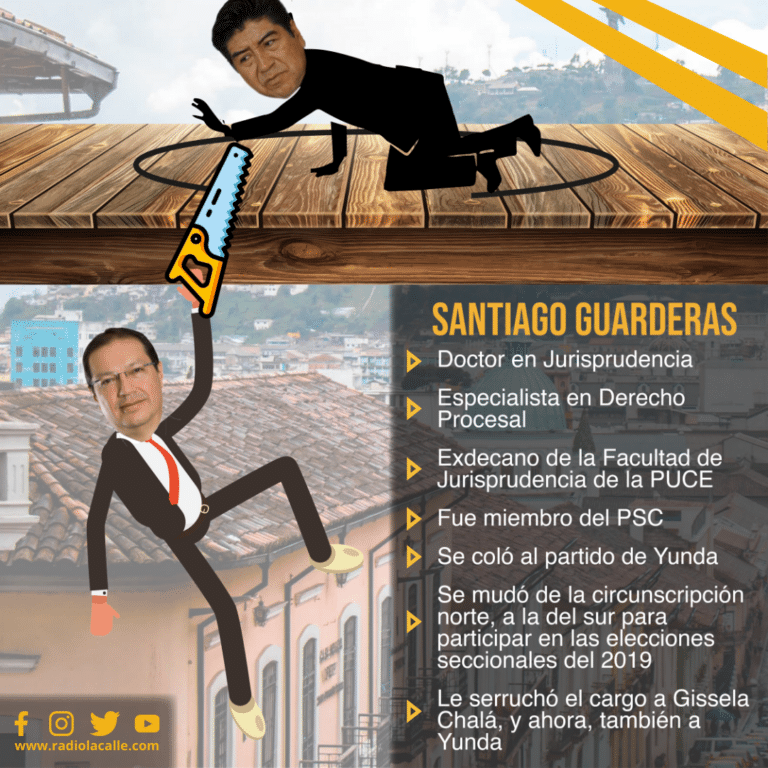 Alcalde Jorge Yunda continúa su agenda y califica a Guarderas de «serrucho»