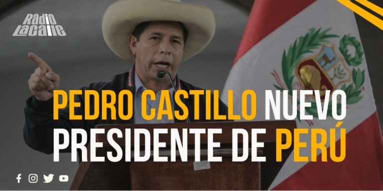 Pedro Castillo oficialmente es el nuevo Presidente de Perú