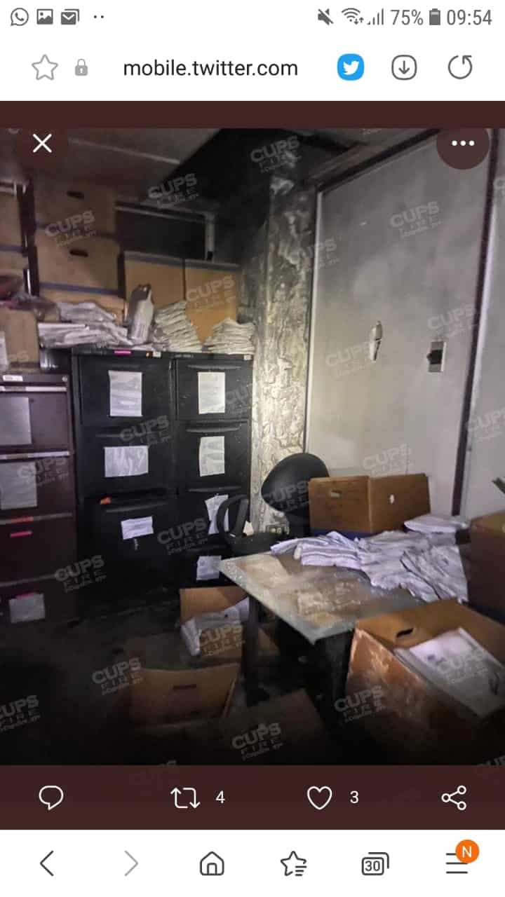 Presidente designa delegado a BanEcuador el viernes y el domingo se incendian las instalaciones