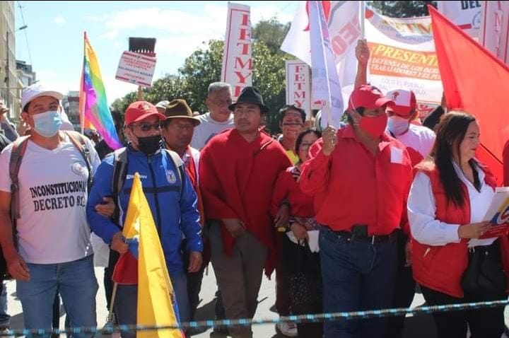 Leonidas Iza: «Se acabó la paciencia, tenemos que salir a las calles»