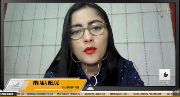 Viviana Veloz: “Guadalupe Llori no llega al 24 de mayo”