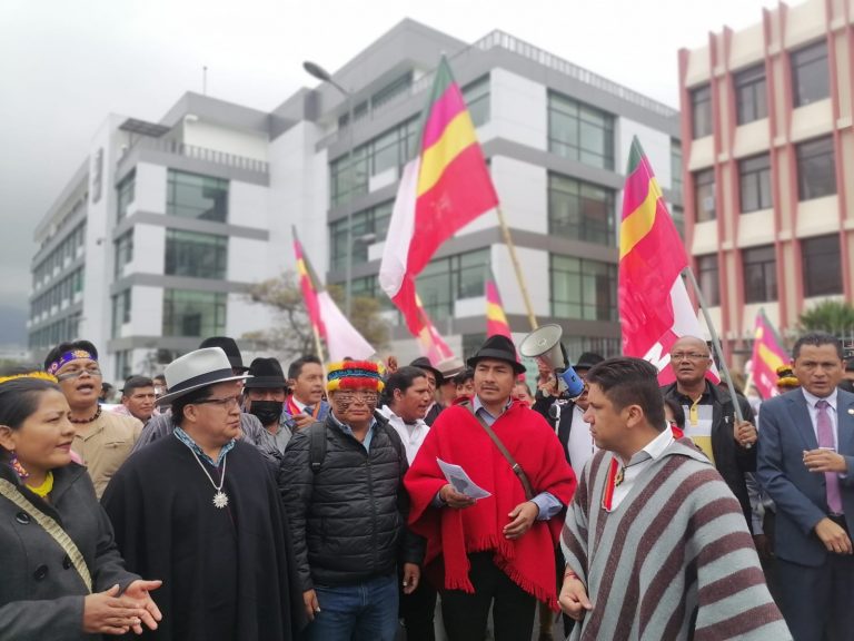 La CONAIE entregó su propuesta de reforma a la Ley de Tierras y Territorios en la Asamblea