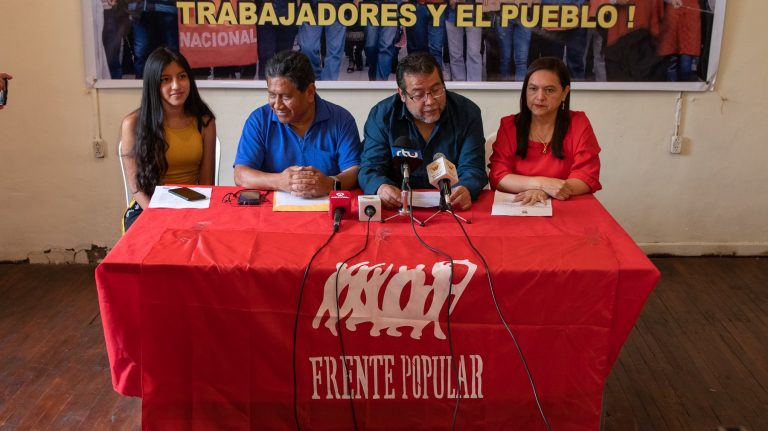 UNE y el Frente Popular se suman a las movilizaciones