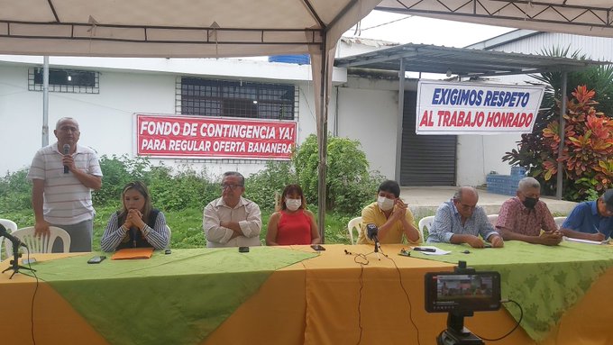 Bananeros de El Oro anuncian movilización
