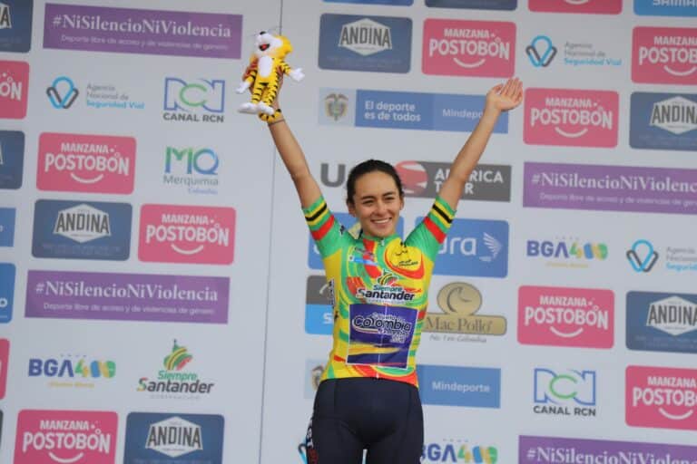 Ana Vivar termina como la mejor extranjera en la primera etapa de la Vuelta a Colombia Femenina