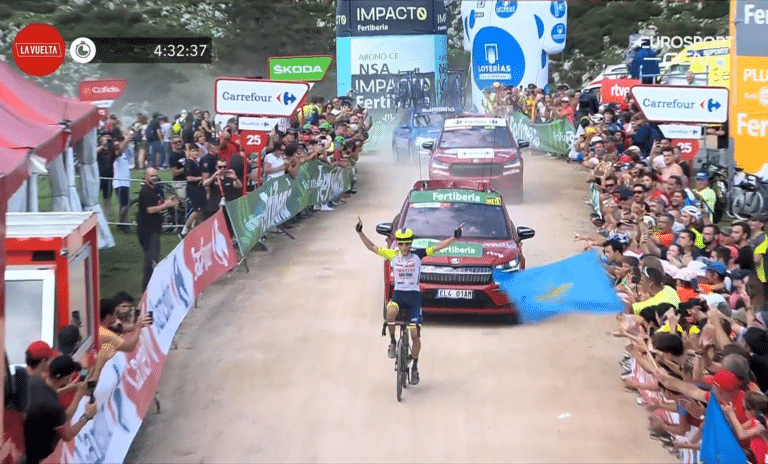 Les Praeres define al ganador de la etapa nueve de la Vuelta a España