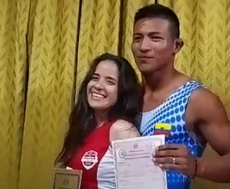 Luchadores se enamoran y dieron el sí en los Juegos Sudamericanos Asunción 2022