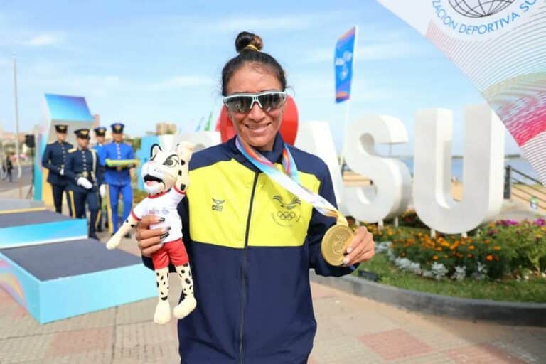 Ecuador domina en la maratón de los Juegos Sudamericanos Asunción 2022