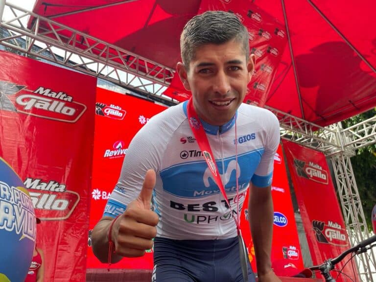 Pablo Caicedo termina segundo en la octava etapa; Montenegro es tercero en la general de la Vuelta a Guatemala
