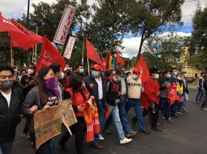 UNE convoca a movilizaciones a nivel nacional