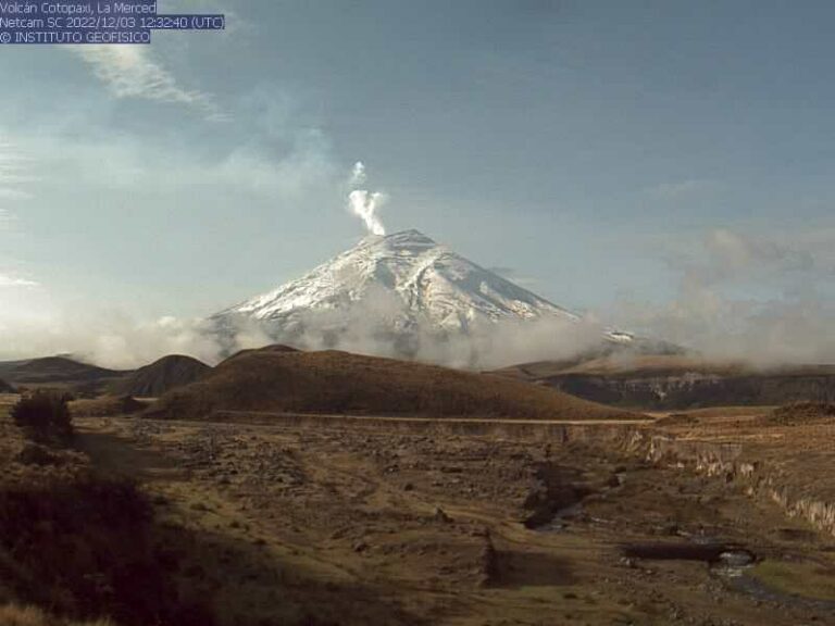 El Cotopaxi presenta actividad volcánica moderada