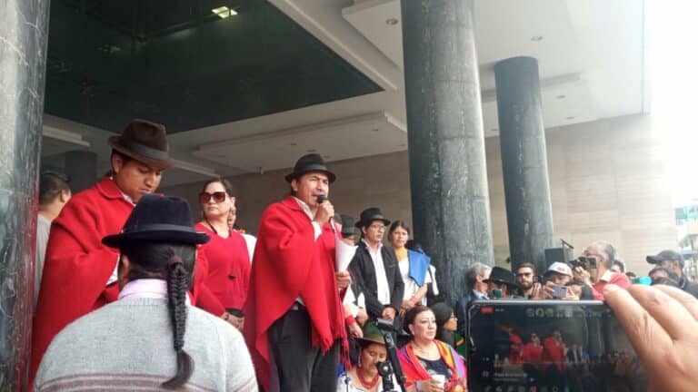 Conaie exige a la Corte dar paso al juicio político contra Lasso