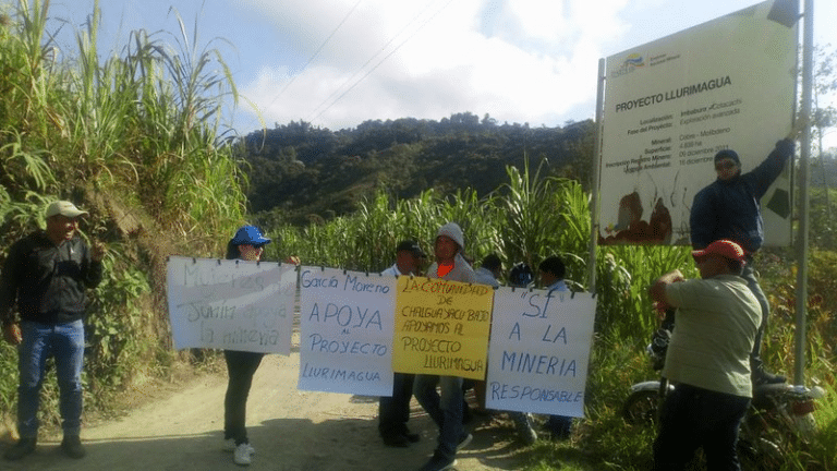Comuneros de Intag le ganan la batalla a empresas mineras