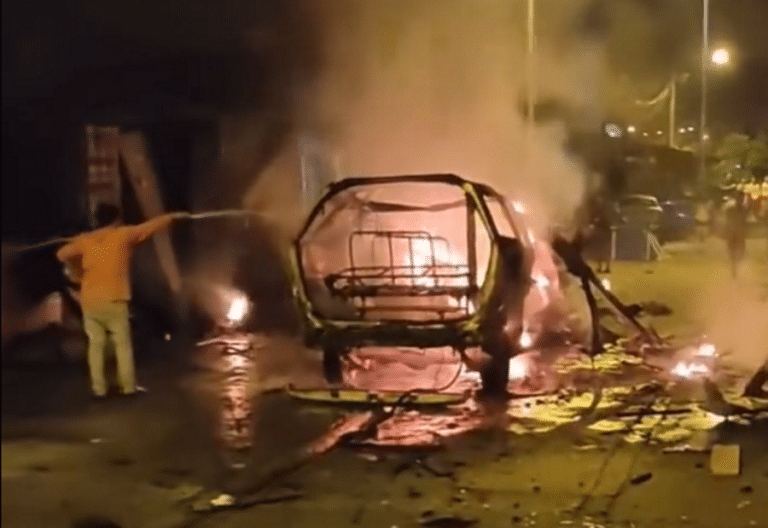 Coche bomba explota al sur de Guayaquil