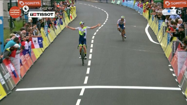 Zimmermann brilla en la etapa 6 del Critérium; Carapaz asciende 4 lugares