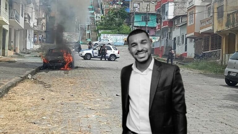 «El pánico es generado por videos editados», dice Frickson Erazo