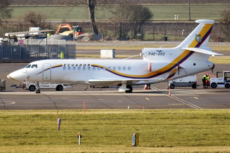 Hasta mayo, el Falcon 7X presidencial consumió 82 horas de vuelo