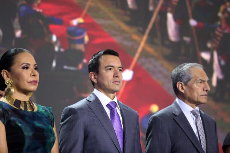 CNE guarda silencio sobre la licencia que debe pedir Noboa para campaña electoral