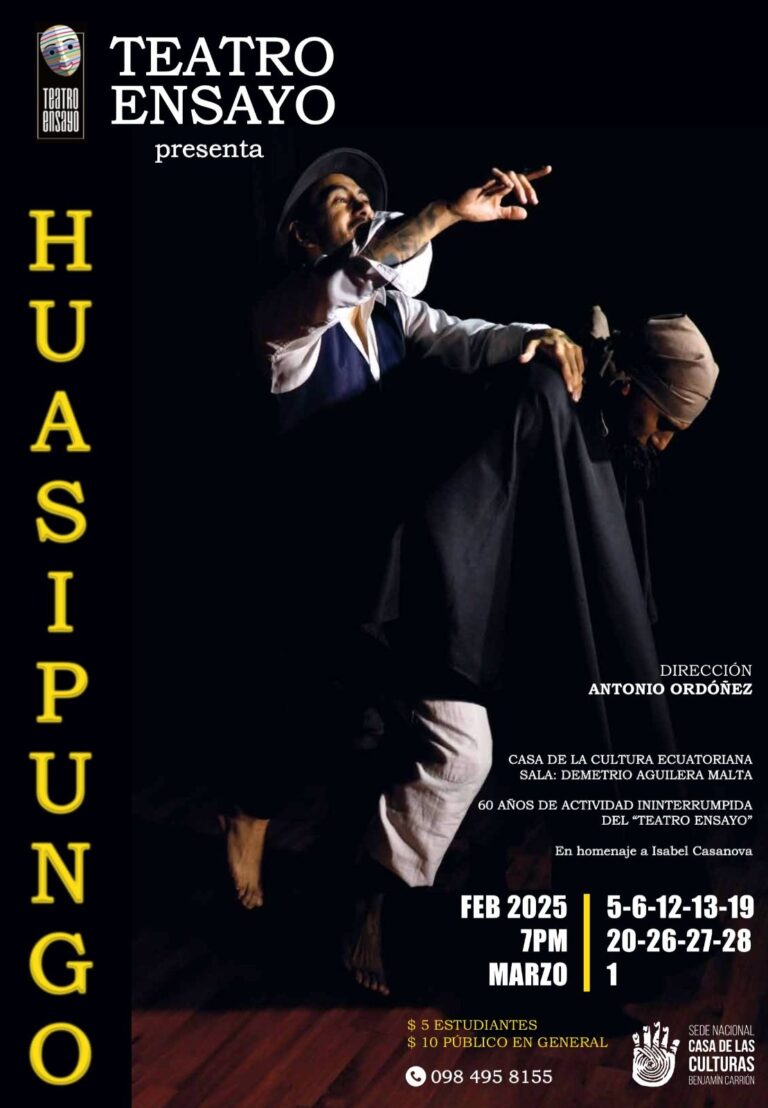 Teatro Ensayo celebra sus 60 años con la obra «Huasipungo» en Quito