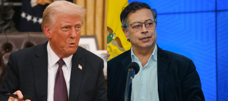 Petro rechaza dos aviones con deportados colombianos de EE.UU.; Trump anuncia sanciones
