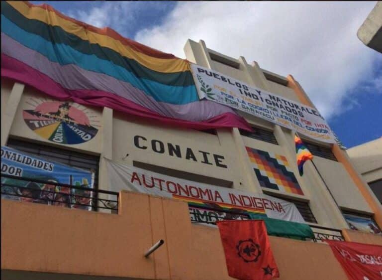 CONAIE alerta graves riesgos en la nueva ley de Noboa