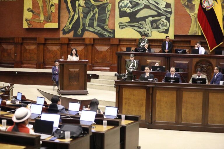 El oficialismo no obtuvo los votos para la destitución de Solanda Goyes